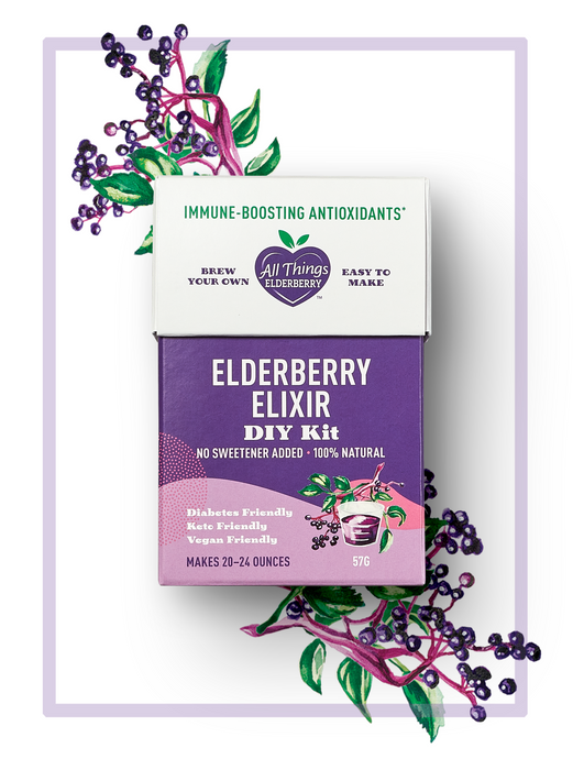 Elderberry Elixir Syrup DIY Kit box