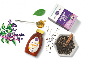 Elderberry Elixir DIY Kit and Honey Gift Set